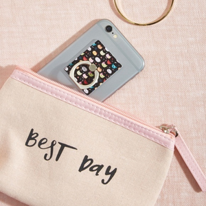 Best Day NWT Pink‎ Purse Pouch Modcloth